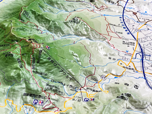 由布岳・鶴見岳 登山マップ特徴3